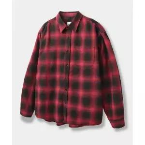 디리 블랙 DIMITRI BLACK 에센셜 AllSunday 포켓 셔츠_체크 다크 레드 ABE7SH04RD 3374903