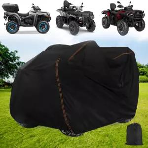 QYMOTO ATV 커버 420D 대형 XXL 2-UP 4 휠러 쿼드 내구성 방수 야외 풀 프로텍션 방풍 기능 CFMOTO Cforce