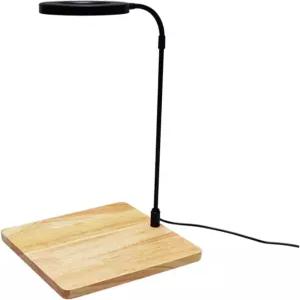 LED 수족관 조명 360도 풀 스펙트럼 대나무 보드 10W 나노 어항 USB 전원이 공급되는 평평한