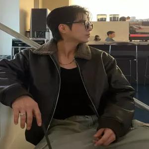 굿라이프웍스 빈티지 무스탕 봄버 브라운 퍼 무스탕자켓 25FWGJ11BR 5515781