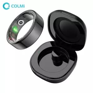 COLMI-R02 남성용 여성용 충전 케이스가 포함된 스마트 링 배터리 수명 39일 건강 모니터 5ATM 방수 멀티