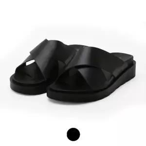 [파파브로] 남성 크로스 가죽 슬리퍼 WW-SE-PUBLIC-RANGER