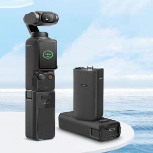 DJI OSMO Pocket 4 3용 배터리 핸들 포켓4 삼각대 어댑터 마운트 교체 액세서리용 충전 핸들 그립