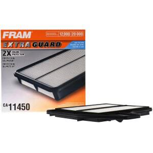 2013-2018 닛산 알티마(2.5L) 일부 모델용 FRAM 엑스트라 가드 CA11450 교체용 엔진 에어 필터 최대 12개월 또는 12000마일 보호 제공