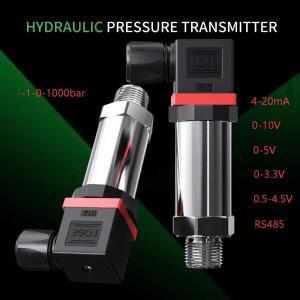 G1/4 압력 트랜스미터 센서 0-1.6bar ~ 4-20mA 0-10V 변환기 유압식 0.5-4.5V DC5V 24V 전원