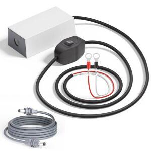 12V-24V에서 30V 2A로 스위치가 장착된 스타링크 미니 12V 배터리 어댑터 Starlink DC 전원 공급 어댑터를 케이블 오링에 직접 연결하여 트럭, RV, 캠핑용 전압 강하 방수 기능을 제공합니다