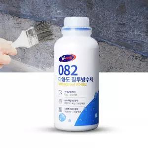 침투 방수제 1L 벽면 옥상 외벽 바닥 균열 콘크리트 욕실 투명방수액