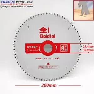 8 200x25.4mm TCT 목공 원형 톱날 8인치 카바이드 테이블 80T 마이터 톱