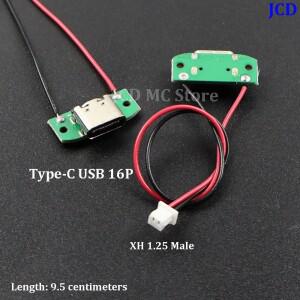 USB 3.1 타입-C 여성형  보드 모듈 케이블 포함 XH1.25 전원 어댑터 PCB DIY 데이터