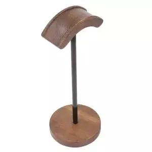 폰 스탠드 호두 나무 금속 게임용 셋 홀더 디스플레이 랙 for ATH Seeiser AKG We