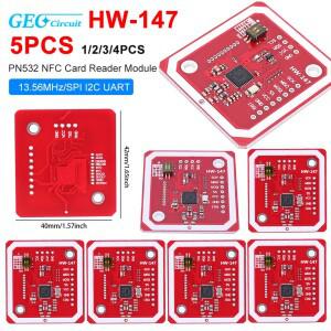 PN532 NFC RFID 모듈  13.56MHz V3  키트  무선 카드 리더 아두이노호환 라즈베리 파이호환 안드로이드 폰