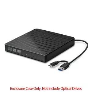 드라이브 인클로저 USB 30/TypeC(듀얼 전원 코드 ) 외부 DVD 케이스 미끄럼 방지 매트 데스크탑 컴퓨터용