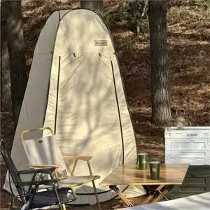 원터치 캠핑 텐트 휴대용 야외 화장실 텐트 탈의실 이동식
