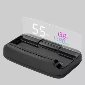 헤드업 디스플레이 자동차 부품 OBD2 HUD 미러 포함 KMH MPH 수온 속도