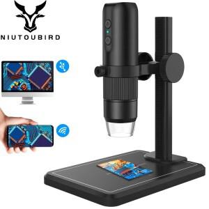 디지털 현미경 전문 USB 8 LED 내시경 1600X 줌 카메라 돋보기 휴대폰 PC 코인 납땜 도구용