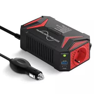 베스텍 300W PD QC 차량용 순수정현파 인버터 AC220V