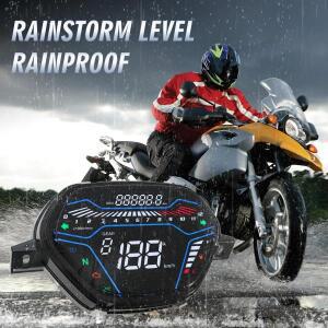 199Km/h LED 대시보드 rpm 타코미터 디지털 바이크 오토바이 속도계 온도 연료 게이지 혼다 EX5 Class1 CX
