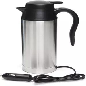 12V 750ml 스테인리스 스틸 자동차 전기 난방 머그잔 음용컵 여행용 주전자 물 보일러 워터 티 커피 밀크