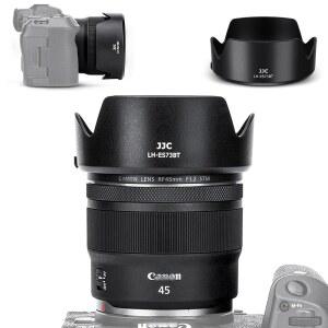 캐논 RF45MM RF 45MM F / 1.2 STM용 JJC ES-73B 튤립 꽃 리버서블 렌즈 후드 그늘막 보호기 67MM 필터 및 캡과 호환 비네팅 금지