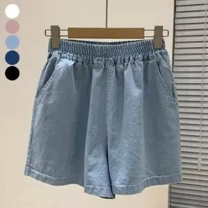여자 데일리 여름 면 고무줄 반바지 3부 편한 팬츠 (WC6D51C)