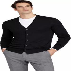 스테이트 캐시미어 남성 100 퓨어 버튼 앞 긴팔 가디건 스웨터