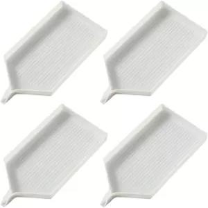 우여 8개 16.6 x 8.5cm 대형 다이아몬드 아트 페인팅 트레이 플라스틱 구슬 분류 라인스톤 정리 도팅 도구