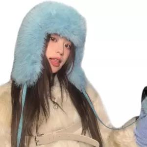 KMGDM 남녀 공용 따뜻한 모자 트래퍼 스타일리시한 야외 겨울용 우산 스키 캠핑 하이킹용