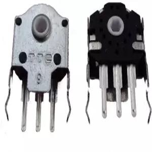 FPOUT 2Pcs 오리지널 TTC 9mm 화이트 코어 마우스 인코더 휠 디코더 2400만 수명 G403 G603에 호환 가능