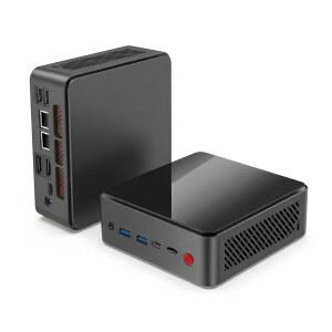 LIMIEE 미니 PC i5-12450H (8C / 12T, 최대 4.4GHz) 16GB DDR4 512GB SSD, 데스크톱 컴퓨터 쿼드 4K 디스플레이, WiFi6 BT5.2 듀얼 2.5G LAN, 홈 오피스 비즈니스 비디오 편집용