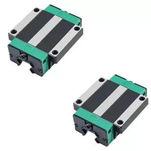 CHCH HGW25CC 선형 슬라이더 베어링 HGW25CC HGH25 CNC 및 DIY 프로젝트용 사각 베어링 슬라이더 블록 2Pcs