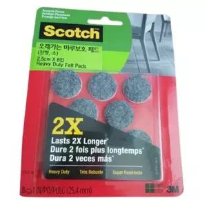 3M 오래가는 마루보호패드(원형소)2.5cm x 8개입 (WDB1AAD)