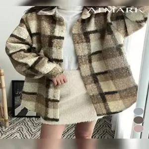 [앳마크]ATMARK (77까지)체크플리스루즈셔츠_AA59SH004G