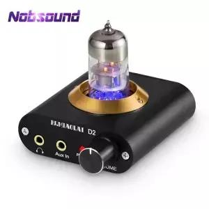 Nobsound 슈퍼 미니 진공관 헤드폰 앰프 홈 스테레오 데스크탑 오디오 프리앰프