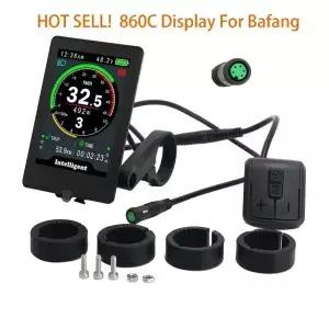 BNG BBSHD BBS02B 미드 드라이브 모터 키트 전기 자전거 컬러 디스플레이 Com 프로토콜 UART 860C