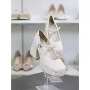 [와폰] 세이브존03 메리제인 가보시 청키힐 8cm 펌프스 (WO)SAV24S11693BE3W (S16141330)