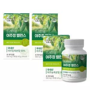 네이처그랜드 프리미엄 여주정 밸런스 500mg x 90정 x 3개 국내산 여주