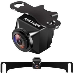 NATIKA 백업 /전면 뷰 카메라: 왜곡 720P /역 없음 SUV 히치 RV /후면 및 AHD 트럭 비전 방수 카메라 TVI 픽업 스타라이트 밴용 자동차 나이트 번호판 HD
