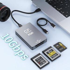 5 IN 1 CFEXPRESS /XQD /SD WINDOWS 10GBPS SD + 카드 3.0 C&USB 리더, 리더 MAC 메모리 XQD USB ANDROID용 TYPE 어댑터 - B /