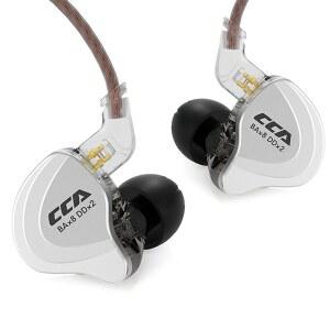 CCA C10 인이어 모니터 헤드폰 10 포함 이어버드 이어폰 오디오 드라이버 1DD DJ용 HIFI 소음 스테레오 뮤지션 하이브리드 애호가 케이블 4BA 탈착식 유선 IEM 가수 스튜디오 차단