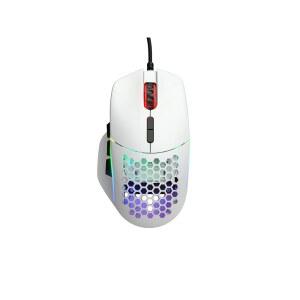 영광스러운 게이밍 모델 I 유선 마우스 - 69g 슈퍼라이트 스왑 가능한 버튼 2개 RGB PTFE 피트 프로그래밍 9개 사이드 썸레스트 흰색 화이트