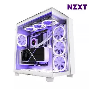 NZXT 컴퓨터 케이스 미들타워 게임 가정용 H9 ELITE 화이트 MNS