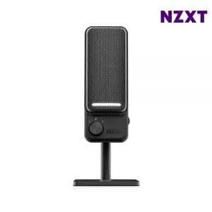 NZXT 스탠드 마이크 LED 조명 USB 방송용 스트리밍 게이밍 블랙 MNS