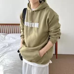 캐주얼 남성 후드티 학생 커플 단체 맨투맨 기모 긴팔남자 오버핏 단체복 여성 가을 상의 얇은 셔츠 유니폼