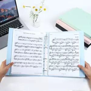 A4 4공 클리어 악보 파일 20매 LMCF-0102 화일 화일케이스 4파일 보관화일