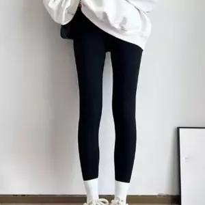 셀럽하우스 여자 봄가을 검정 학생 하이웨이스트 신축 레깅스