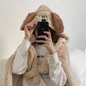 후드담요 동물담요 양털 극세사 무릎 아기