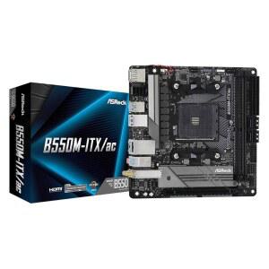 ASRock B550M-ITX /AC 3세대 AMD AM4 Ryzen / 미래 프로세서 메인보드 미니 ITX 지원