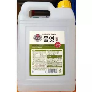맥아물엿 (백설 5K)말통 대용량 맛있는 요리용 조리용 식당 업소 가게