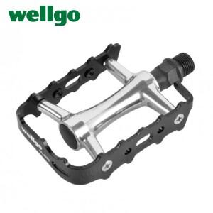 Wellgo M248DU 초경량 알루미늄 합금 MTB 자전거 도로 볼 베어링 붕소 강철 스핀들 페달 사이클링 부품