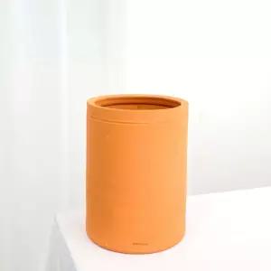 국산 수제 원통형 20x26cm 황토 토분화분선물 빈티지 식물 꽃화분 정원 깔끔한 심플 인테리어